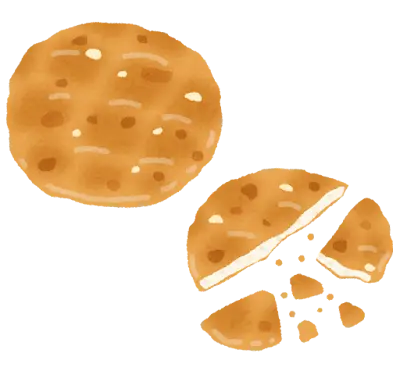 煎餅のイラスト