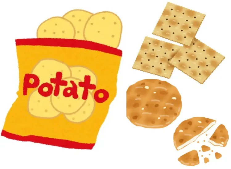 ポテトチップス・クラッカー・せんべいの画像