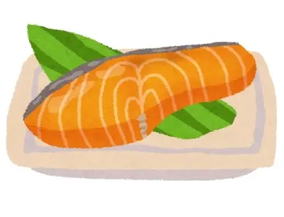 鮭のイラスト